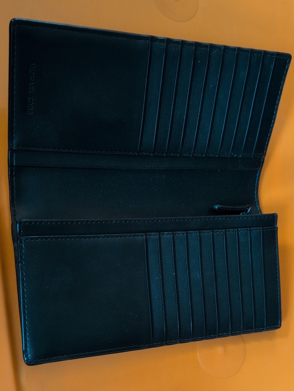 Michael Kors Black Signature MK Card Case Wallet - Picture 3 of 3